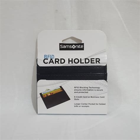 Samsonite RFID Card Holder Black 